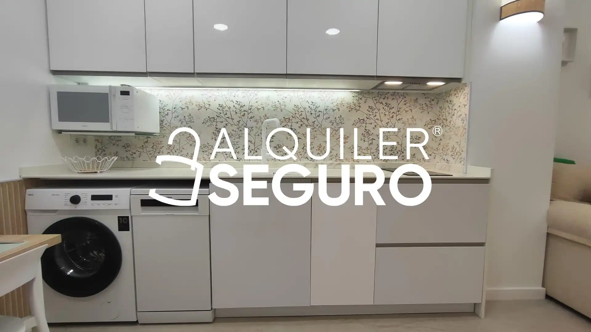 Cocina de Estudio de alquiler en Alfafar con Aire acondicionado, Calefacción y Amueblado