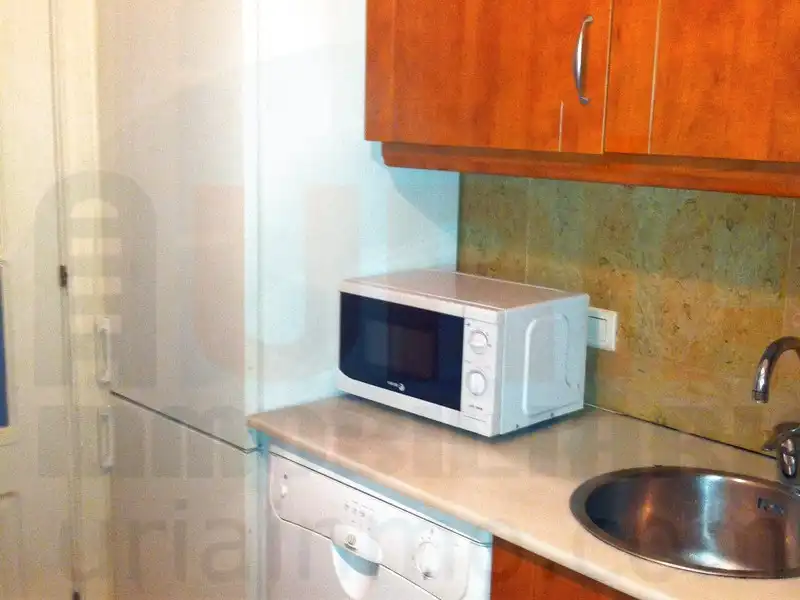 Cocina de Apartamento en venta en Oviedo  con Calefacción, Parquet y Amueblado