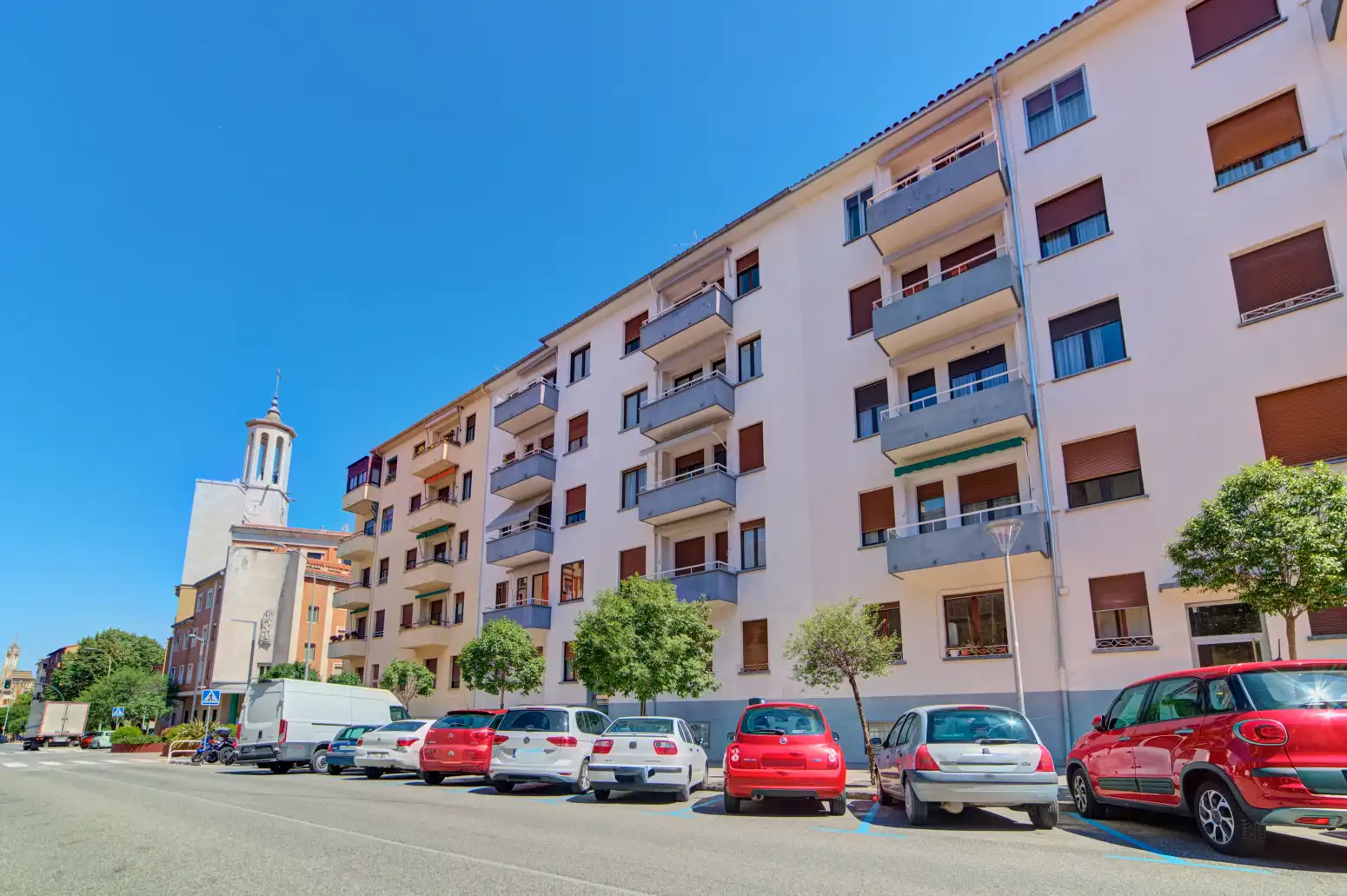 Vista exterior de Piso en venta en  Pamplona / Iruña con Calefacción
