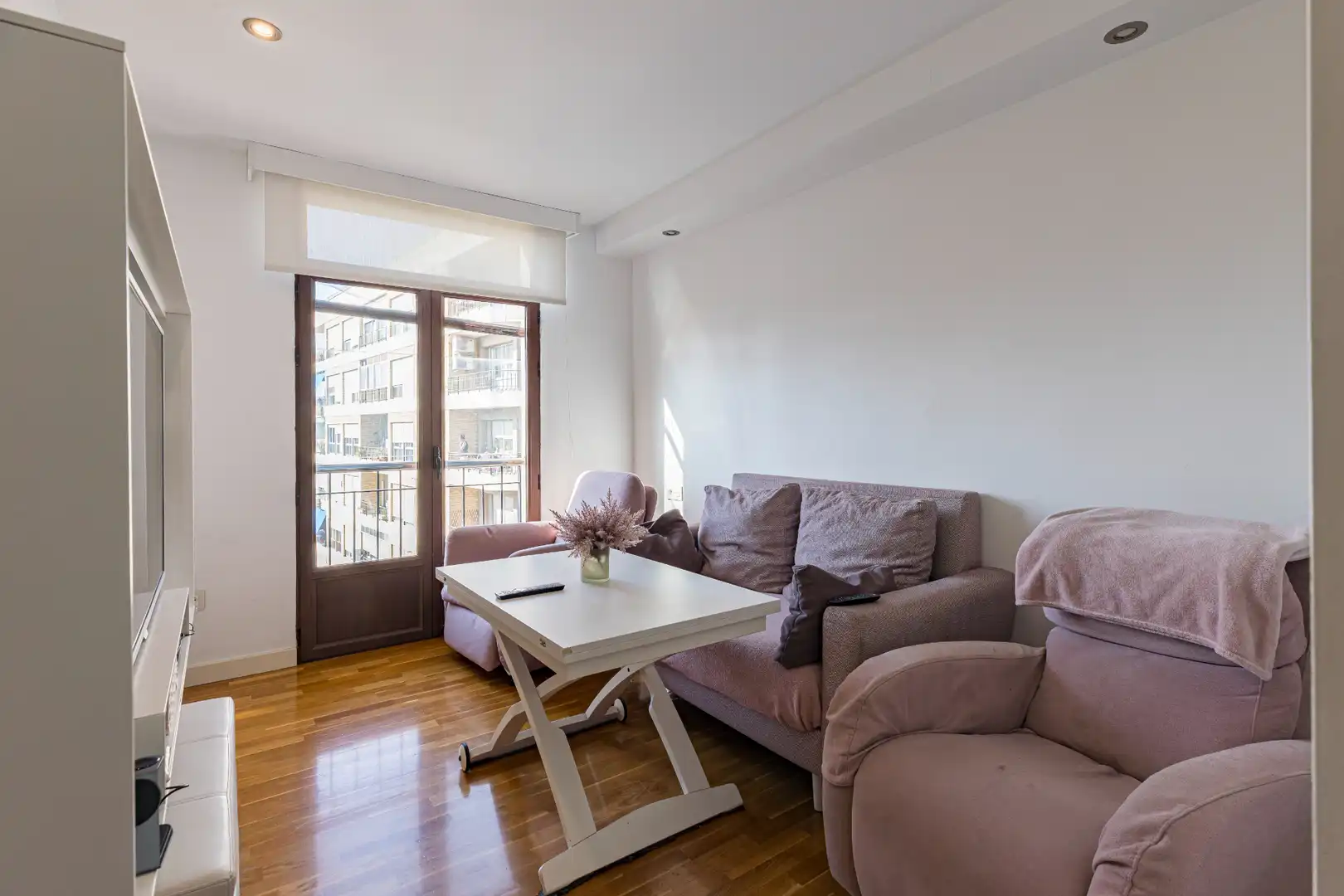Sala de estar de Ático en venta en Alcantarilla con Aire acondicionado, Calefacción y Parquet