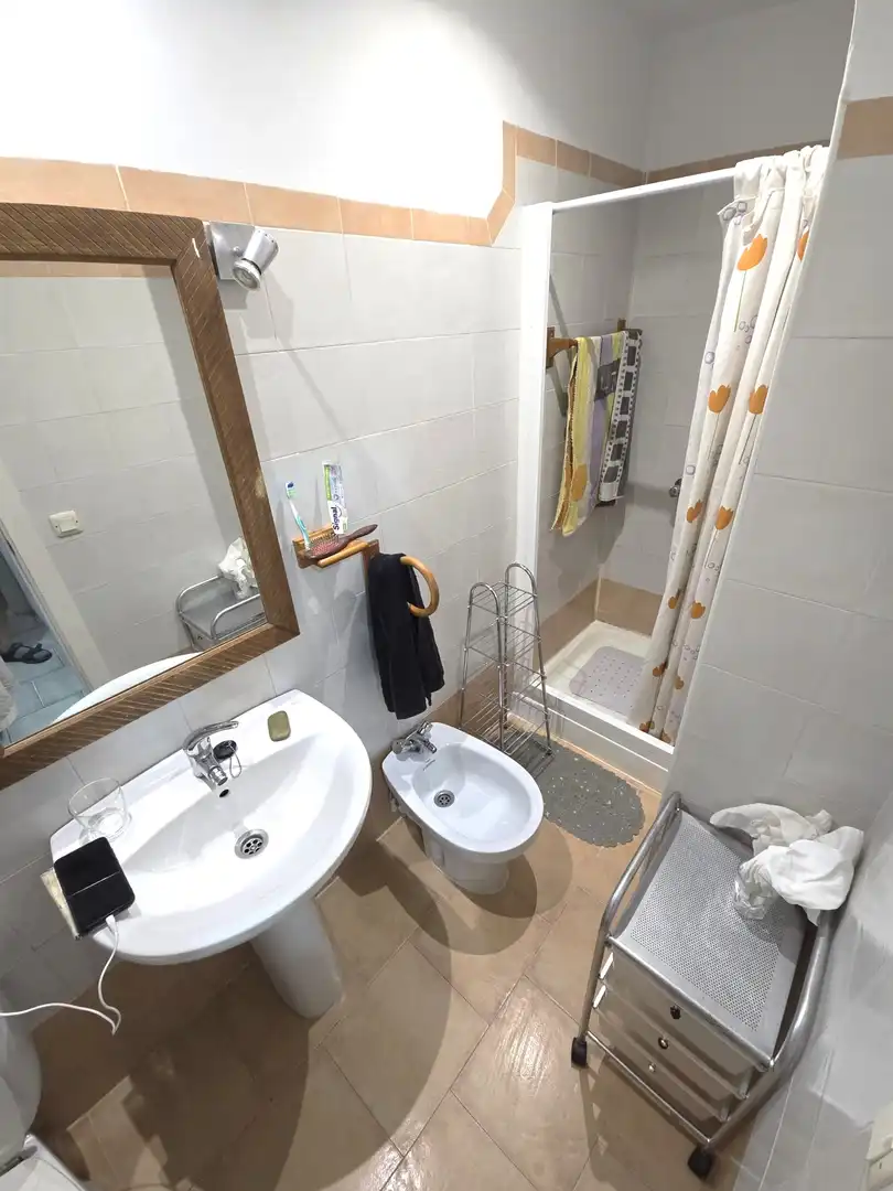 Bathroom of Apartments for rent in Cáceres  with Air Conditioner, Terrace and Furnished