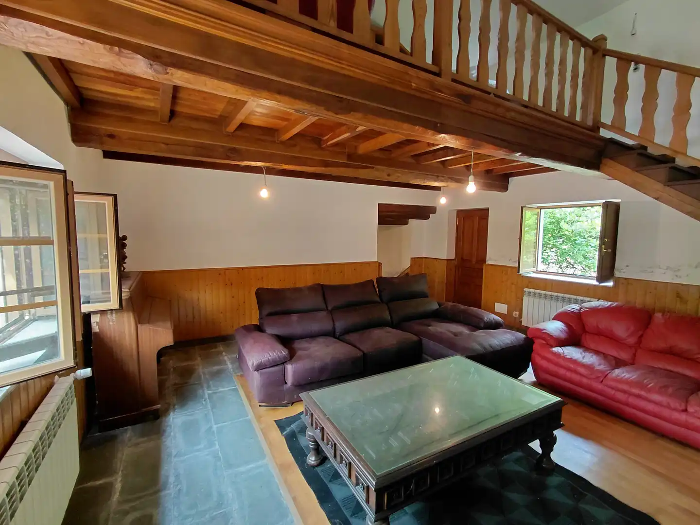 Sala de estar de Casa o chalet en venta en Betanzos con Calefacción, Jardín privado y Trastero