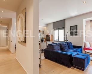 Sala d'estar de Apartament en venda en  Barcelona Capital amb Aire condicionat