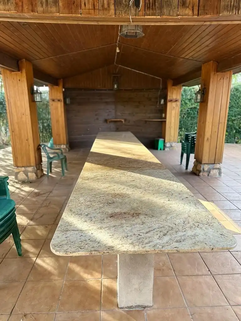 Terraza de Finca rústica en venta en Tomelloso con Aire acondicionado, Jardín privado y Terraza