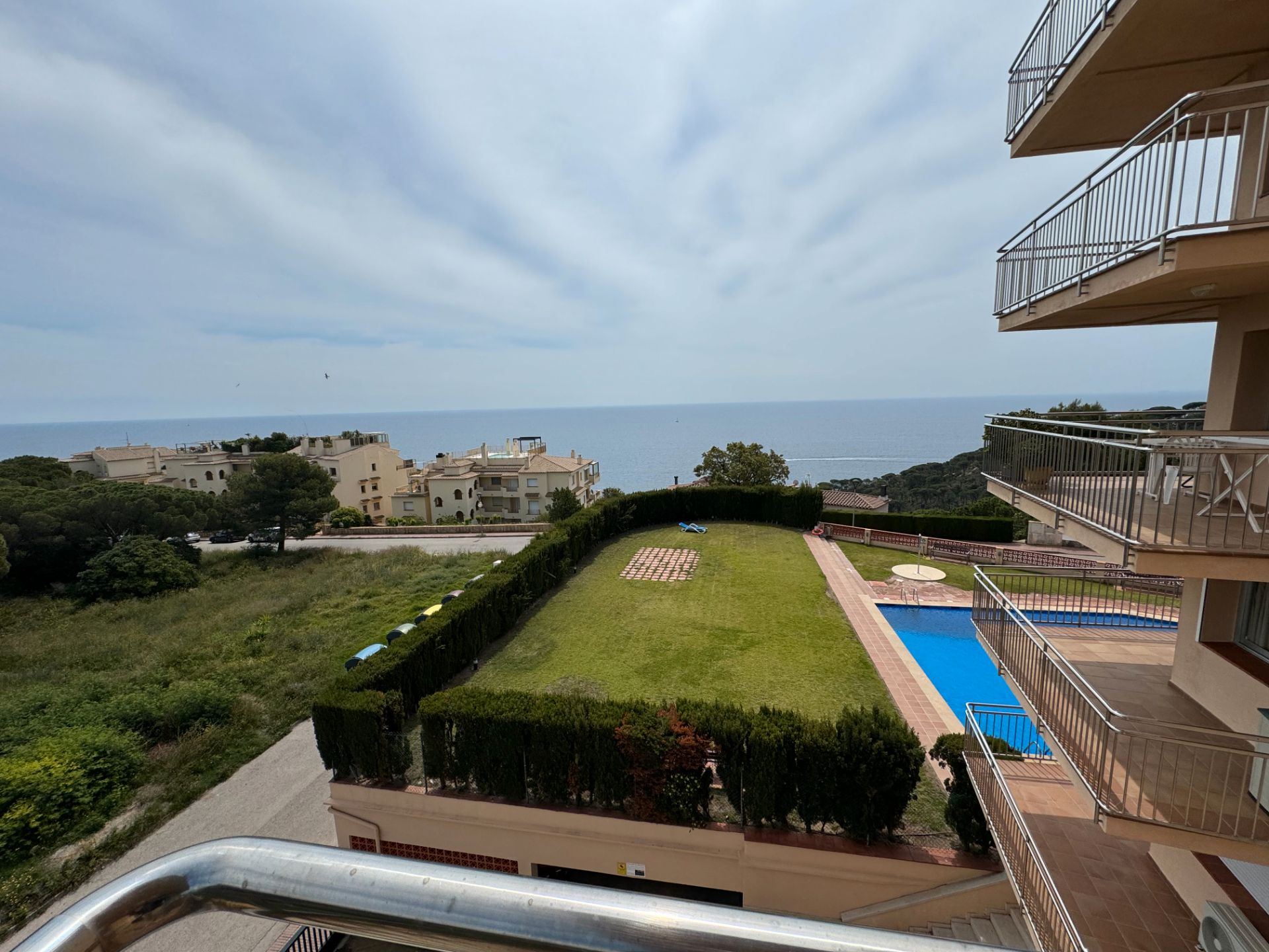 Swimming pool of Flat for sale in Sant Feliu de Guíxols  with Heating, Furnished and Oven