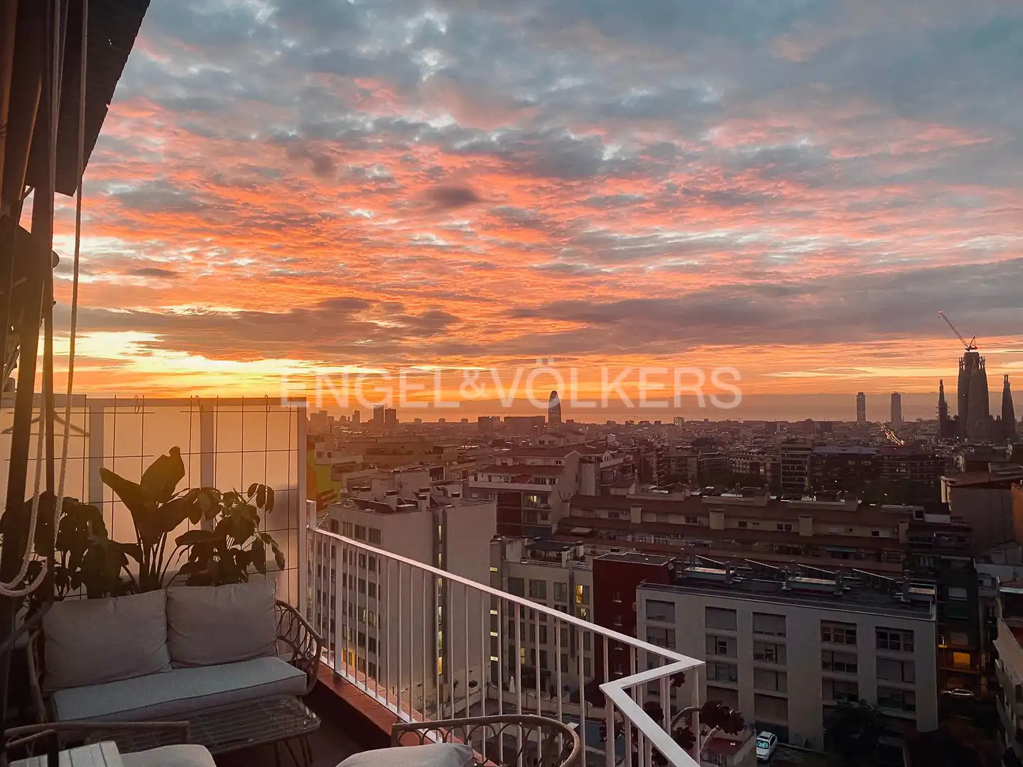 Terrace of Flat for rent in  Barcelona Capital  with Air Conditioner, Heating and Terrace