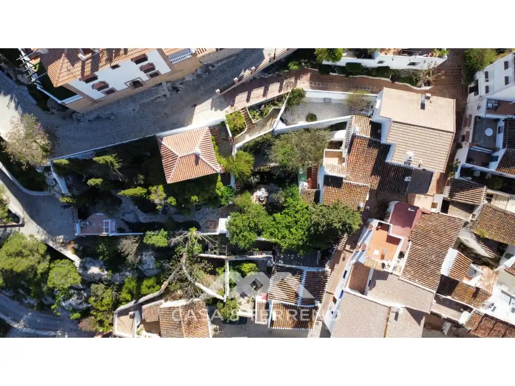 Vista exterior de Casa adosada en venta en Comares con Aire acondicionado, Terraza y Piscina