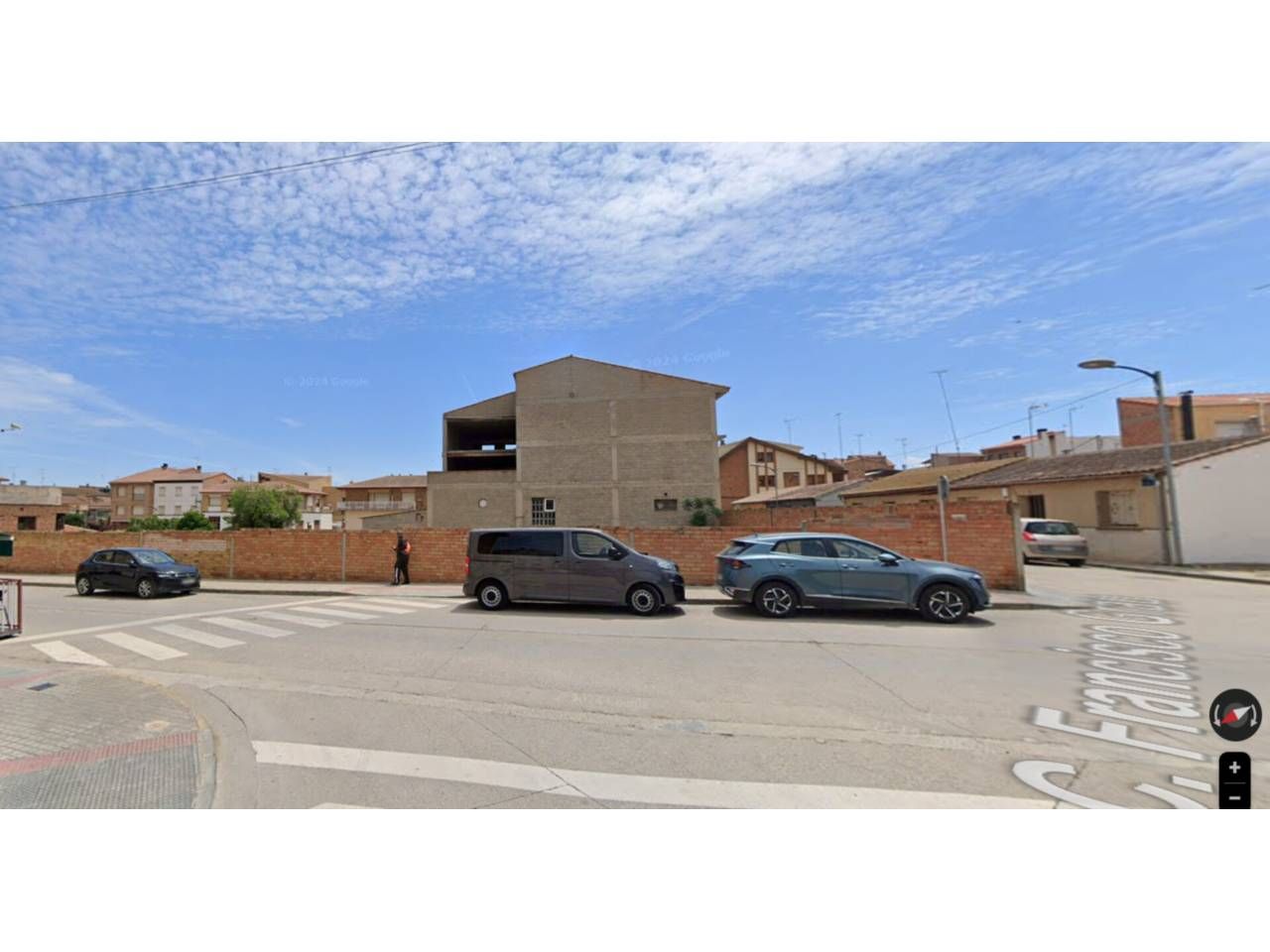 Vista exterior de Terreny industrial en venda en Binéfar