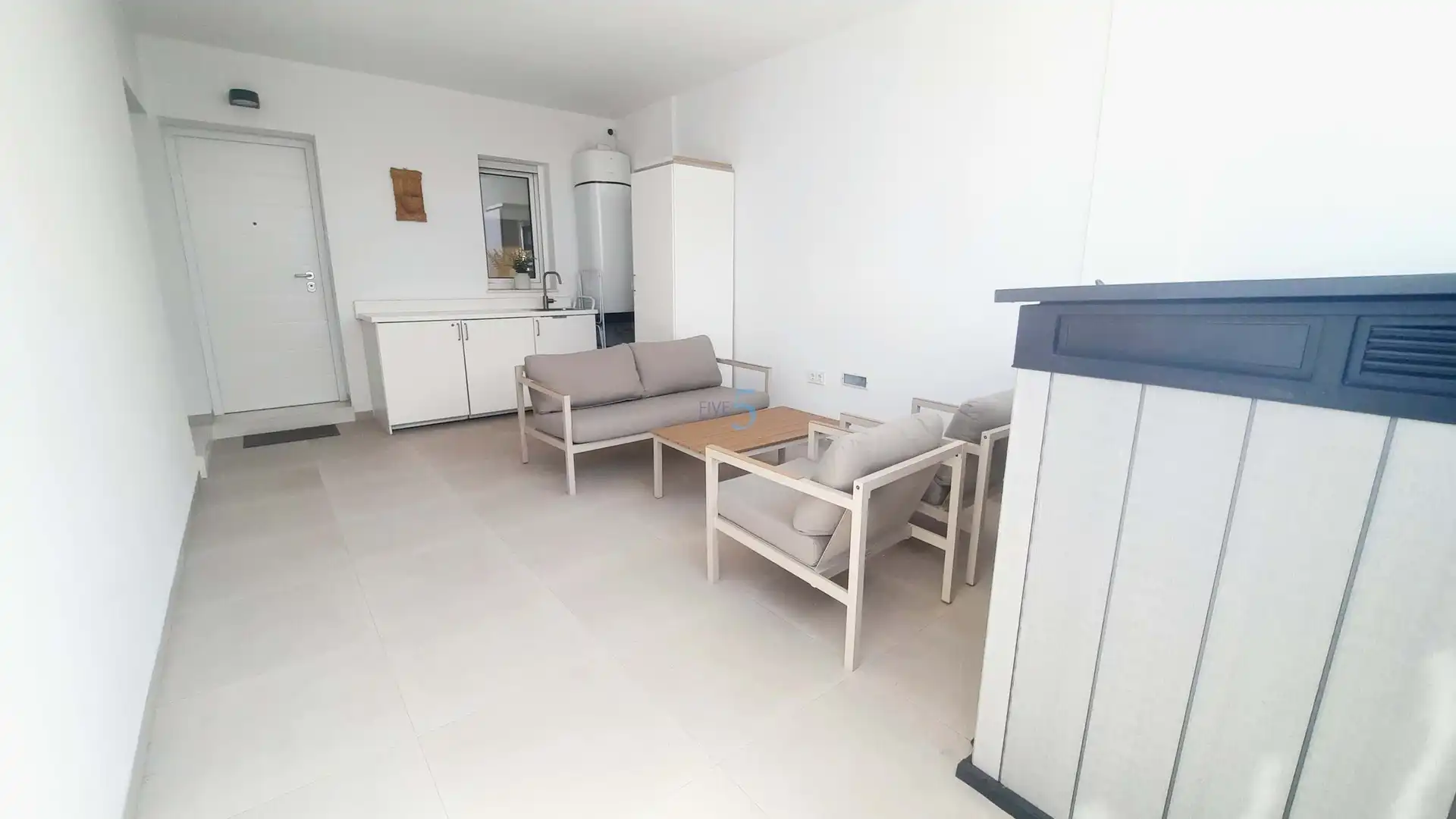 Sala de estar de Piso en venta en Pilar de la Horadada con Aire acondicionado, Terraza y Piscina