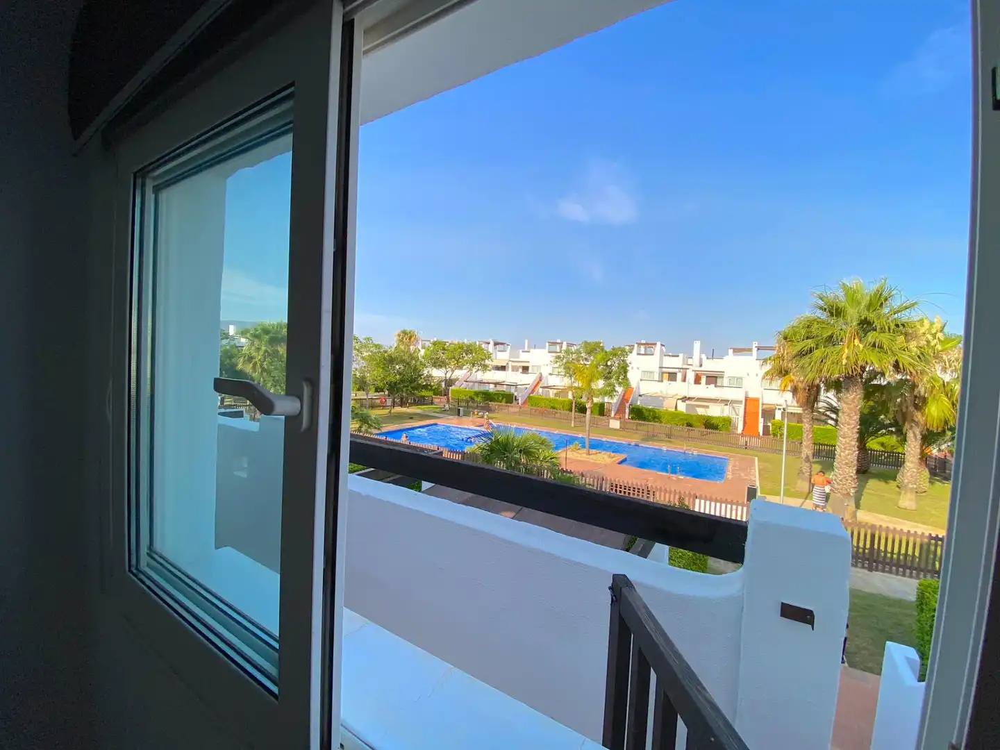 Terraza de Apartamento en venta en Alhama de Murcia con Aire acondicionado, Jardín privado y Amueblado