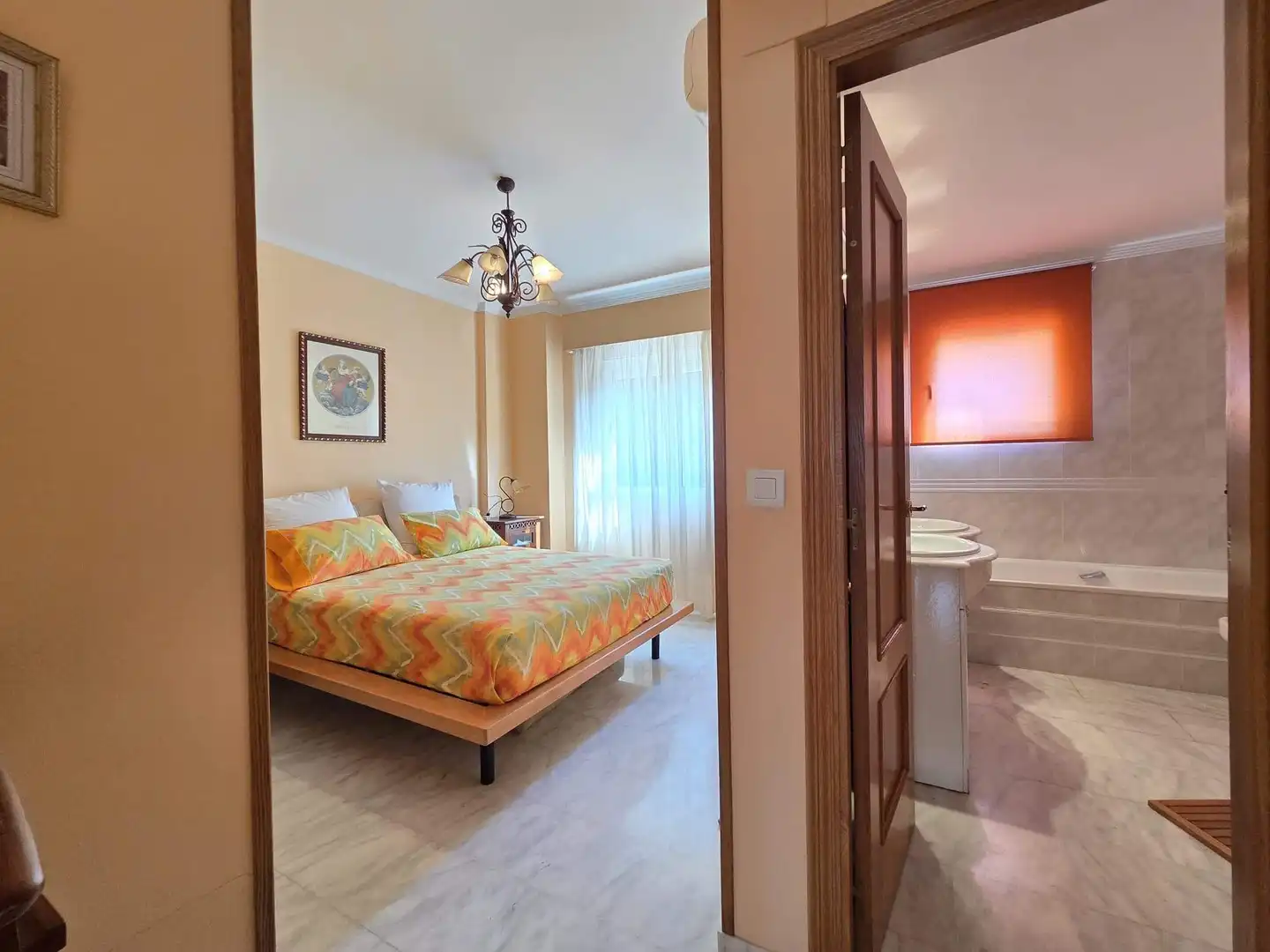 Dormitori de Casa adosada en venda en Gandia amb Aire condicionat, Jardí privat i Terrassa