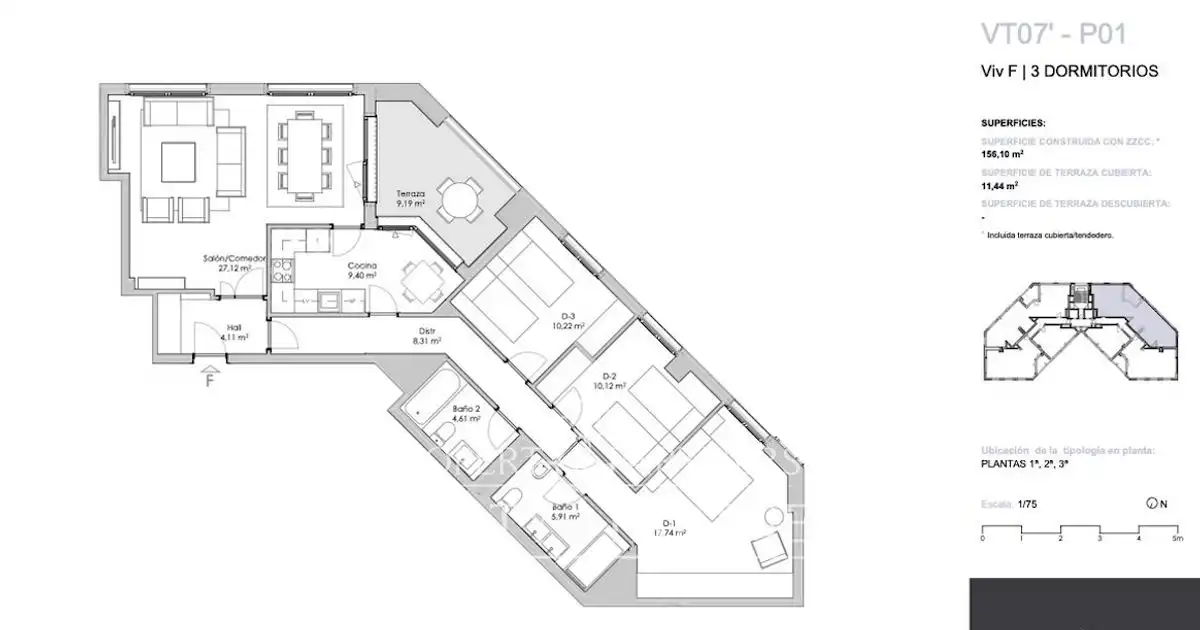Apartamento en venta en Madrid con Aire acondicionado, Jardín privado y Terraza