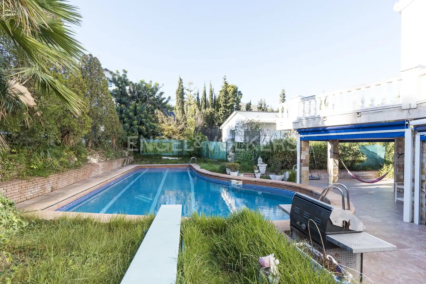 Swimming pool of Houses for rent in Castelldefels  with Air Conditioner, Heating and Private garden