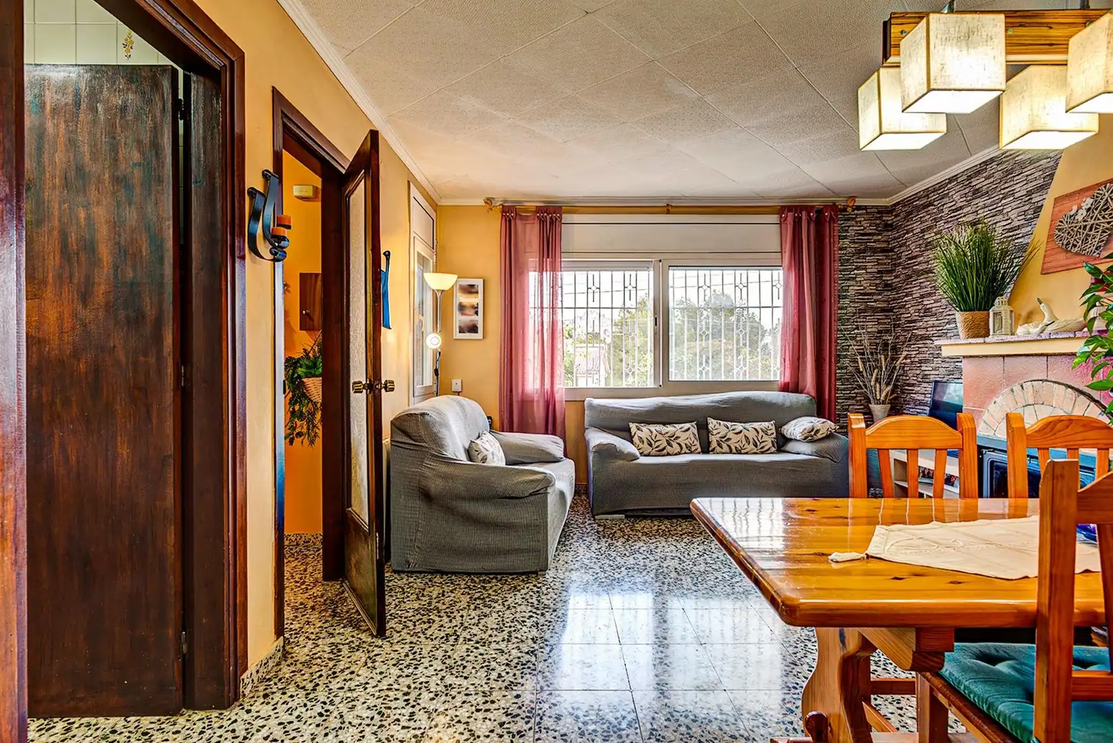 Living room of Houses for sale in Piera  with Heating, Private garden and Terrace