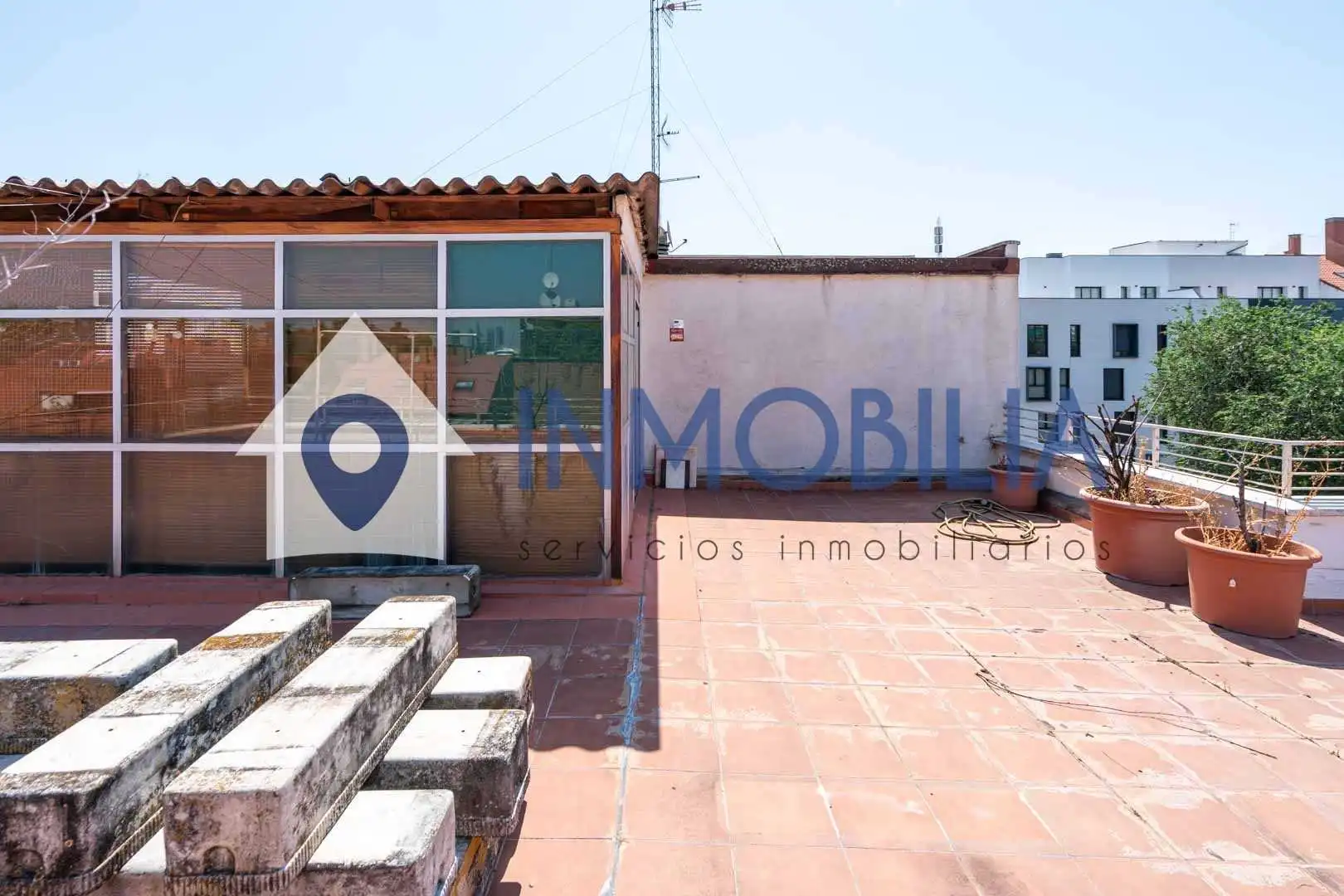 Terraza de Ático en venta en Madrid con Calefacción y Terraza