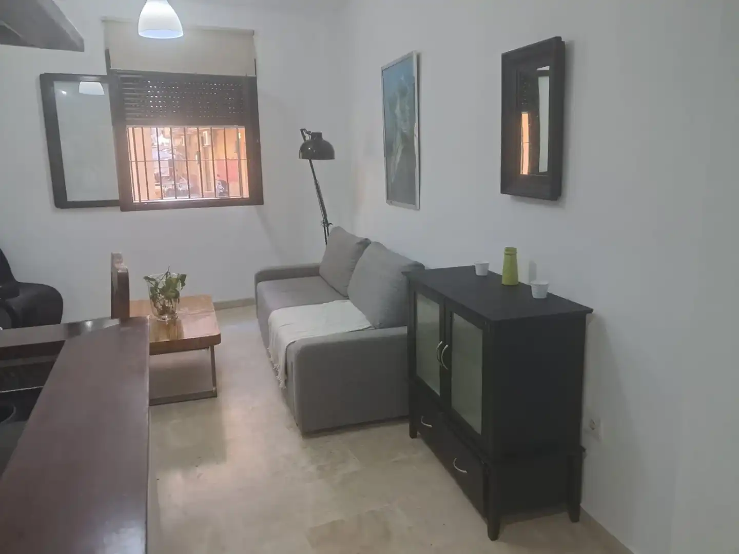 Sala d'estar de Apartament de lloguer en Málaga amb Piscina, Moblat i Rentadora