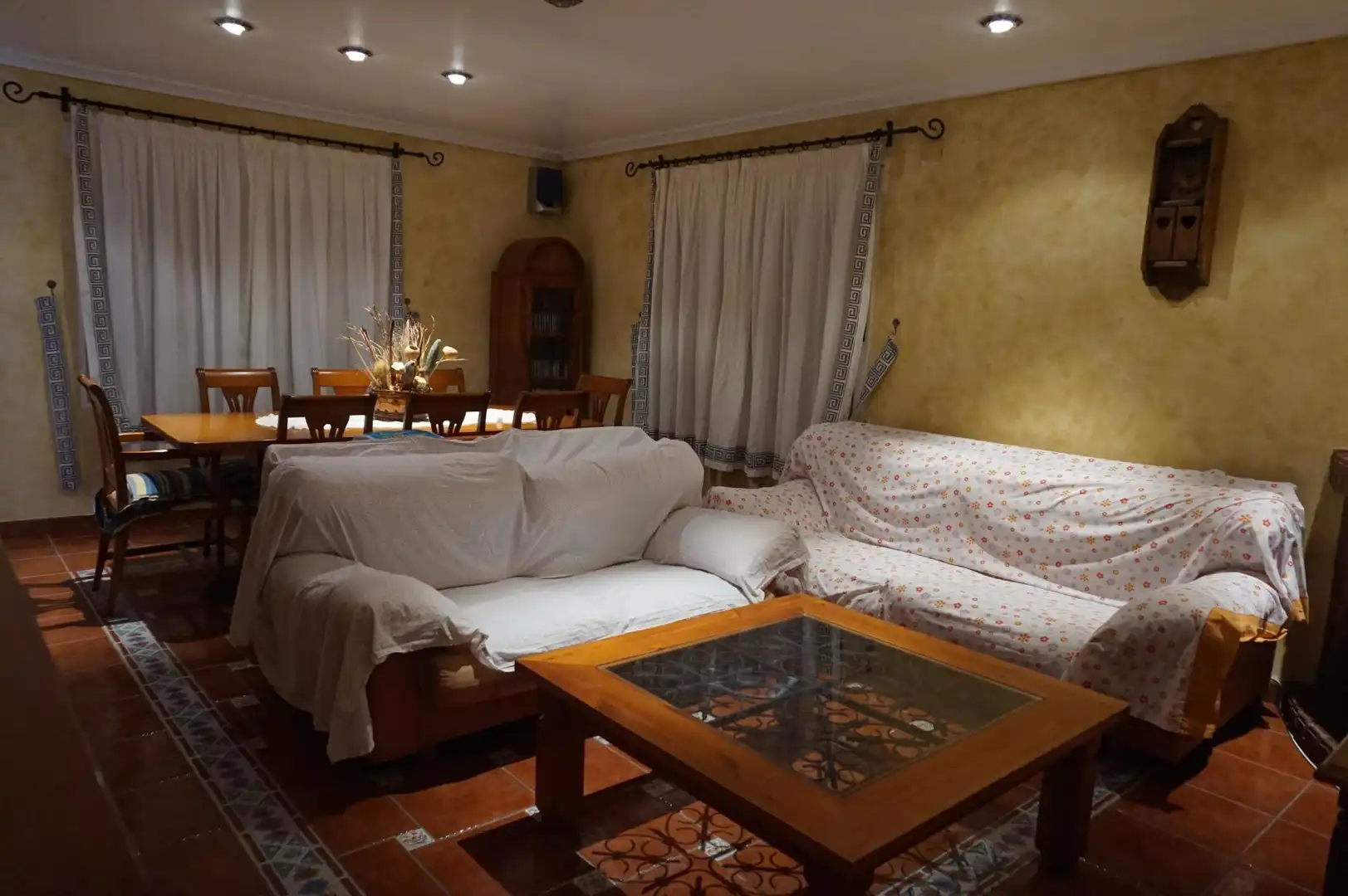 Sala d'estar de Casa o xalet en venda en Elche / Elx amb Jardí privat, Terrassa i Traster