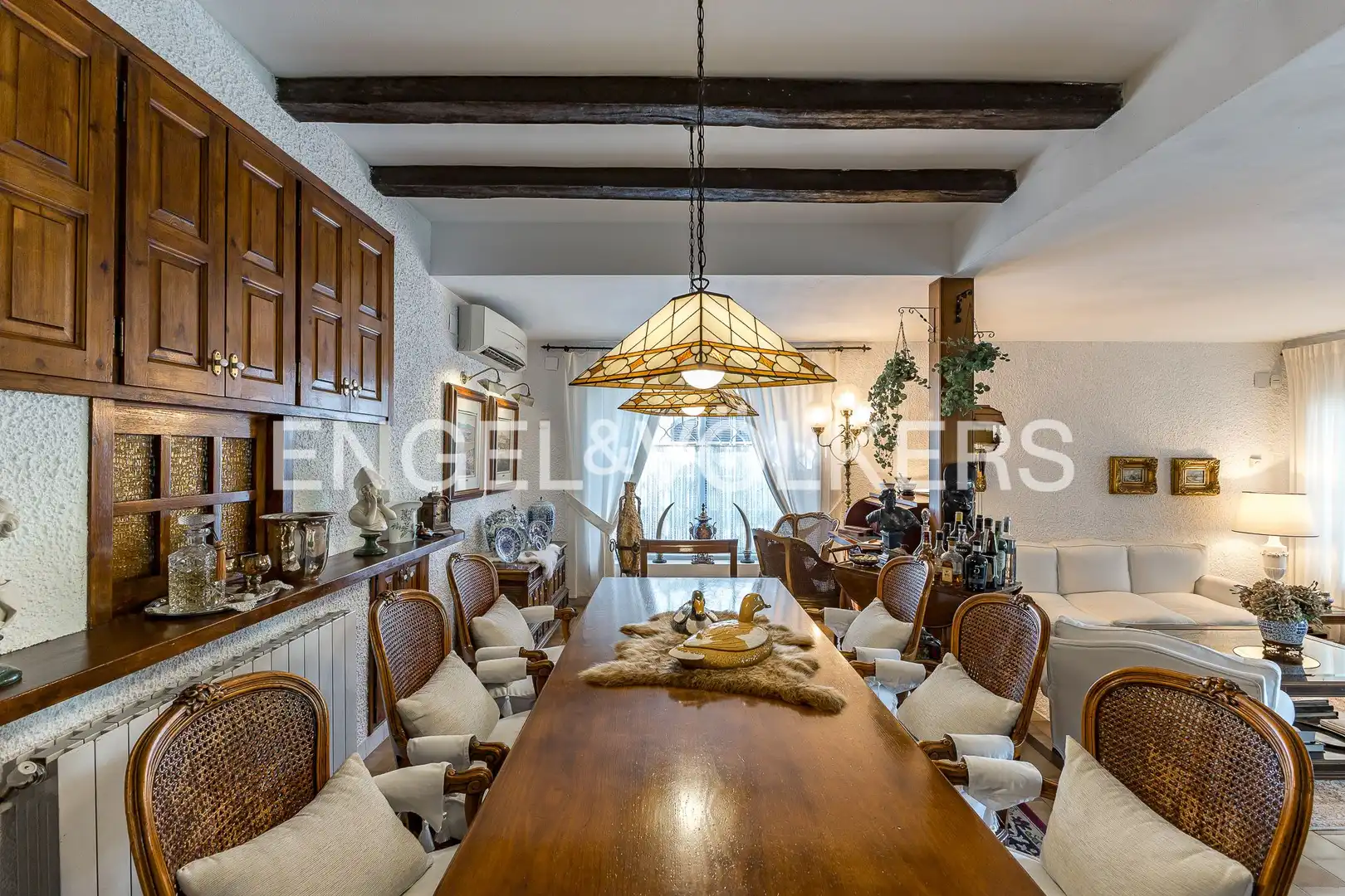 Comedor de Casa o chalet en venta en Calafell con Aire acondicionado, Calefacción y Jardín privado