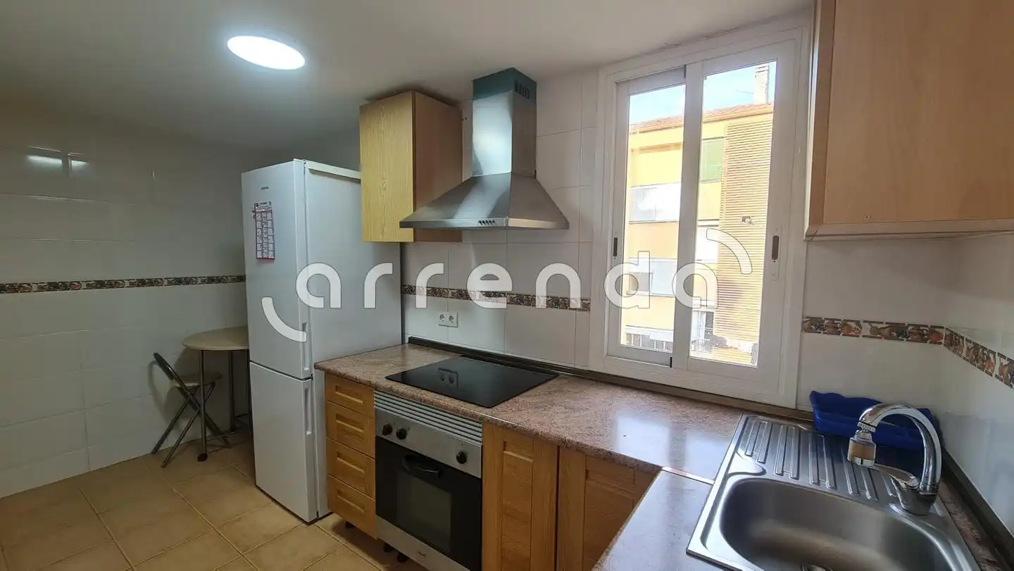 Kitchen of Flat for rent in Madrid  with Air Conditioner and Furnished