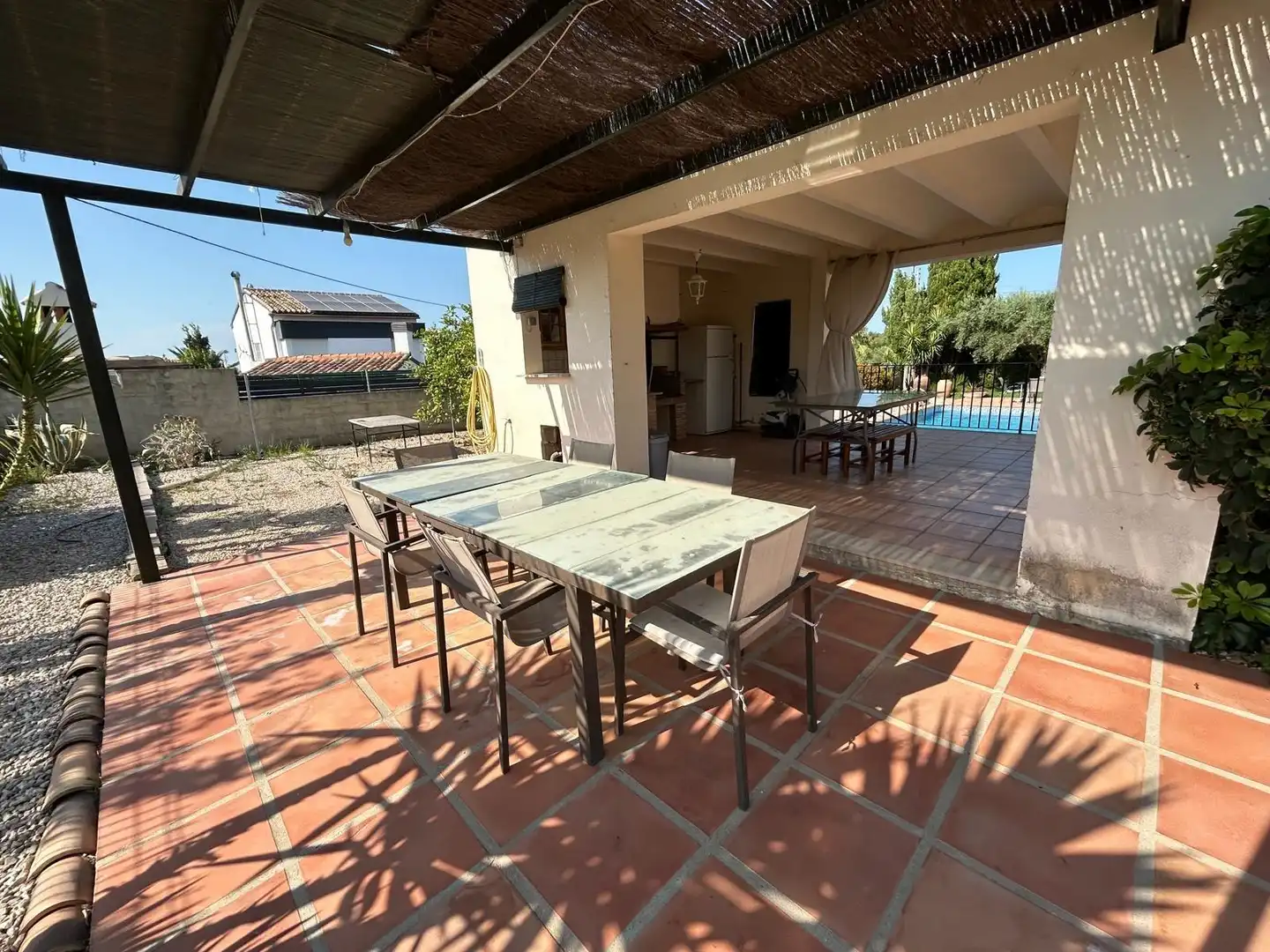 Terraza de Casa o chalet en venta en La Font d'en Carròs con Aire acondicionado, Calefacción y Jardín privado