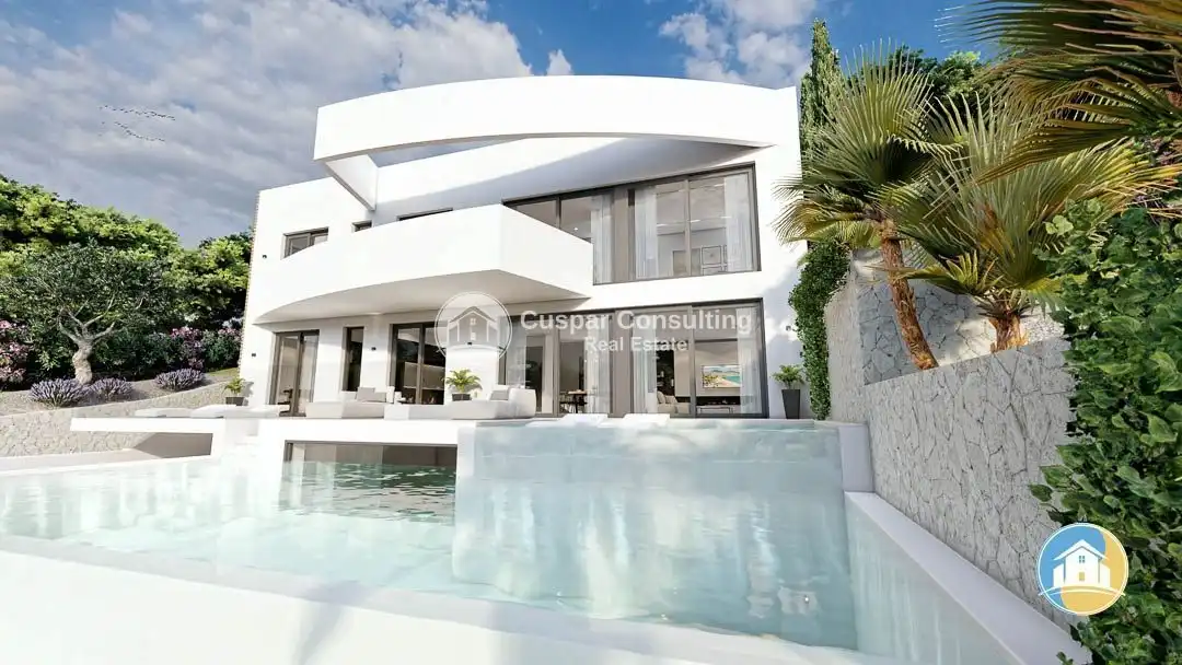 Vista exterior de Casa o chalet en venta en Altea con Aire acondicionado, Calefacción y Jardín privado