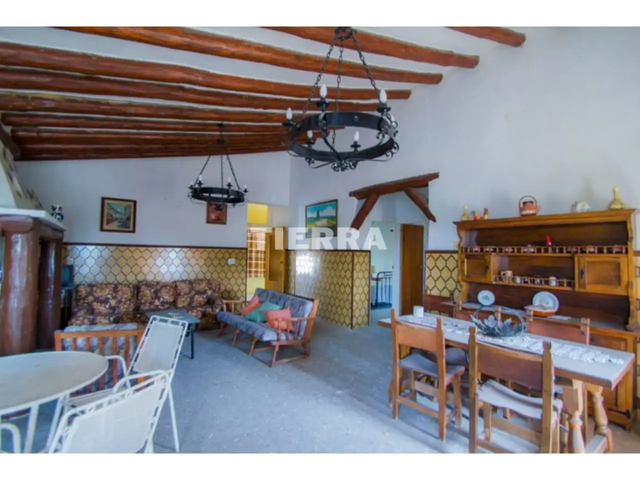 Sala d'estar de Casa o xalet en venda en Molina de Segura amb Jardí privat, Terrassa i Piscina