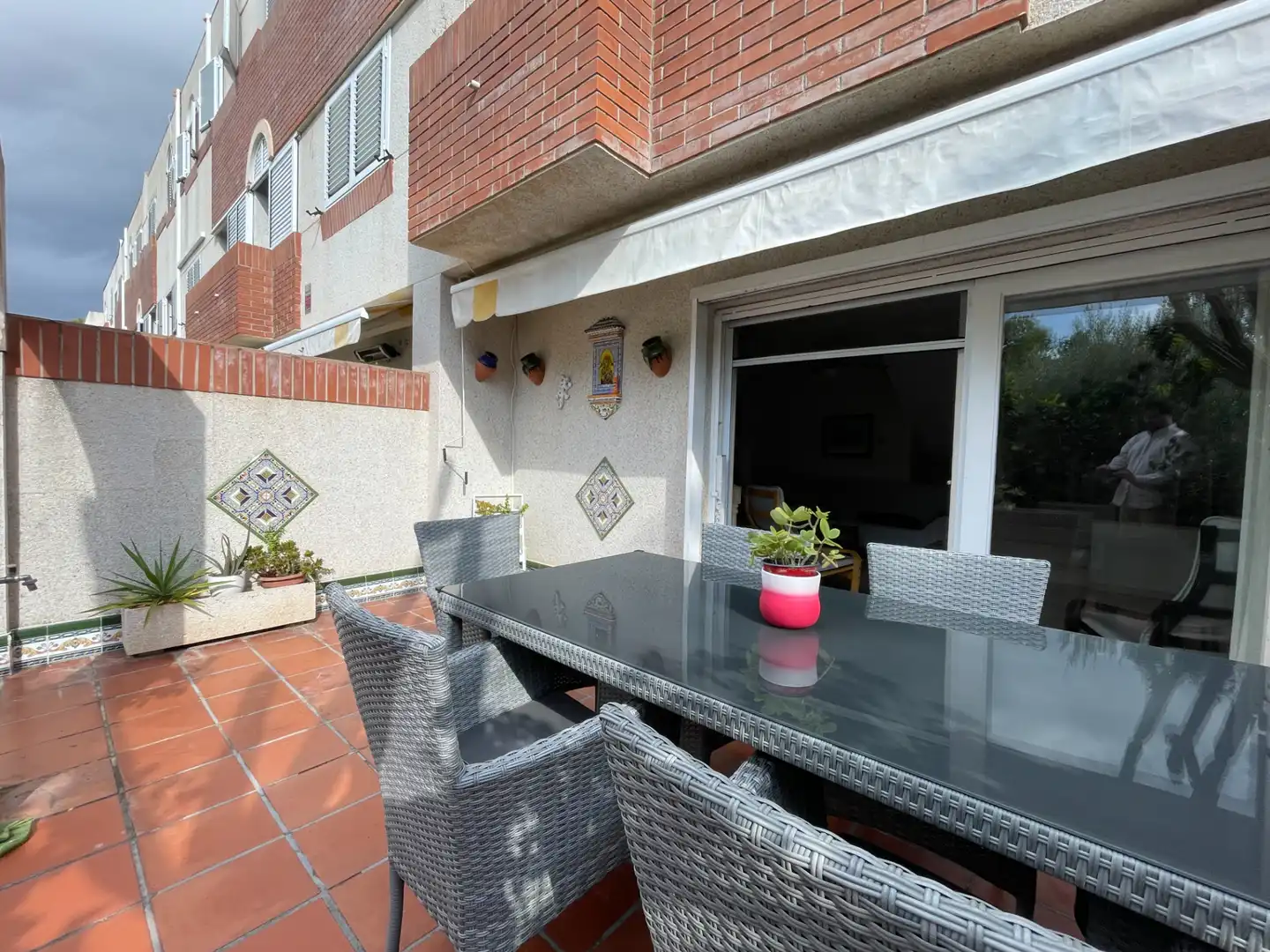 Terrace of Houses for rent in Castelldefels  with Air Conditioner, Heating and Private garden