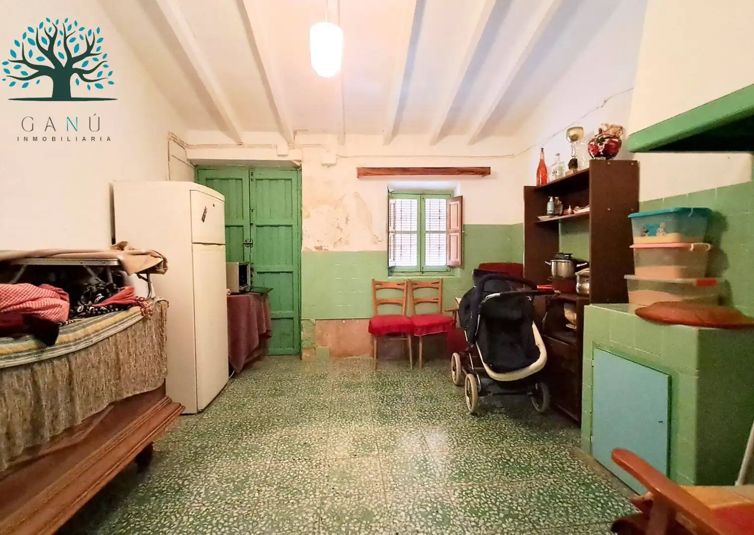 Cuina de Casa o xalet en venda en Mazarrón amb Jardí privat, Traster i Moblat