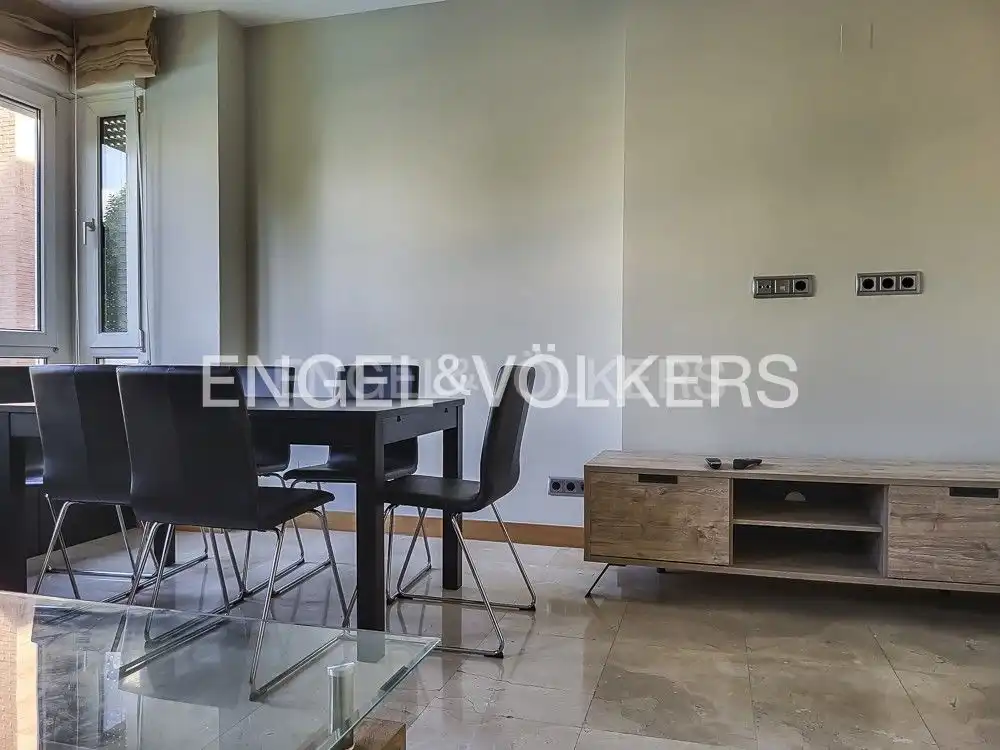 Dining room of Flat for rent in Madrid  with Air Conditioner, Heating and Private garden