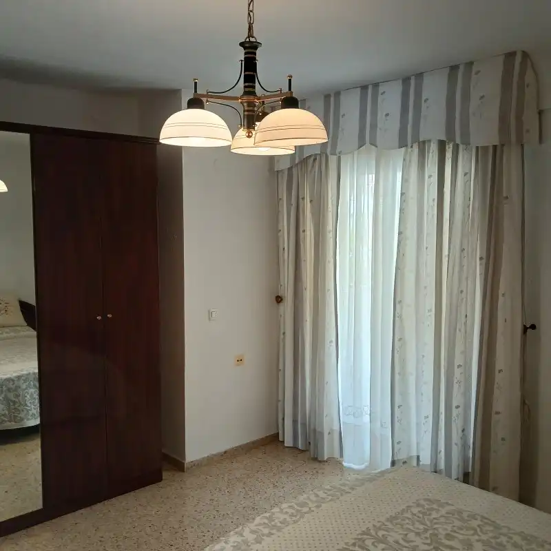 Bedroom of Flat for rent in Gandia  with Air Conditioner, Terrace and Furnished