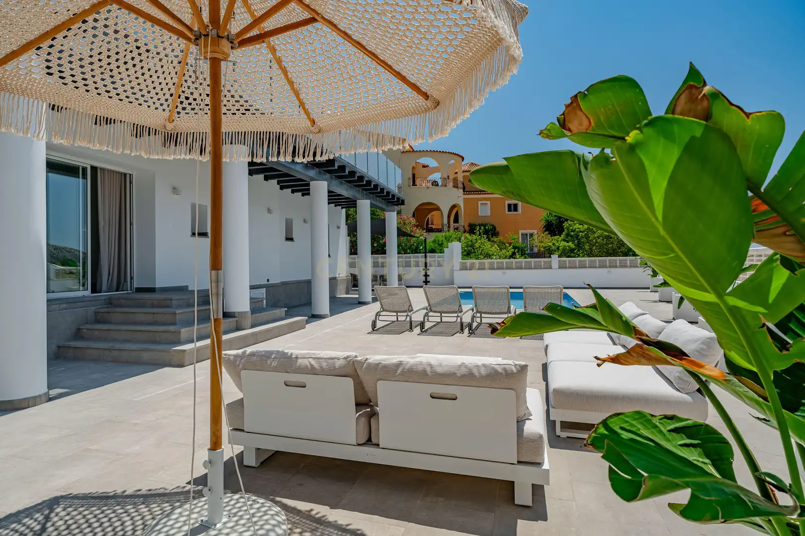Terrassa de Apartament en venda en Calpe / Calp amb Aire condicionat, Jardí privat i Traster