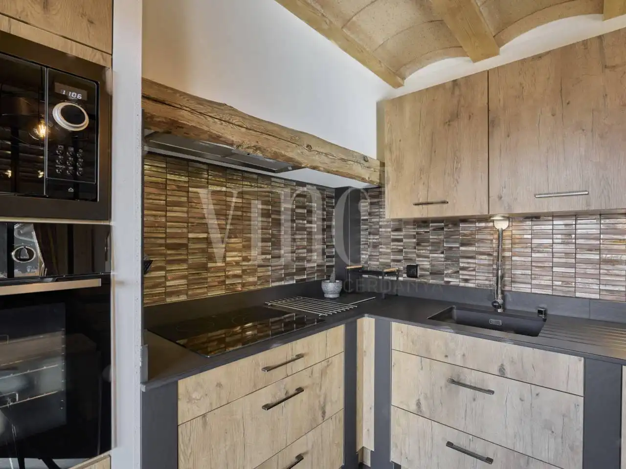 Cocina de Casa adosada en venta en Bolquère con Calefacción, Jardín privado y Parquet