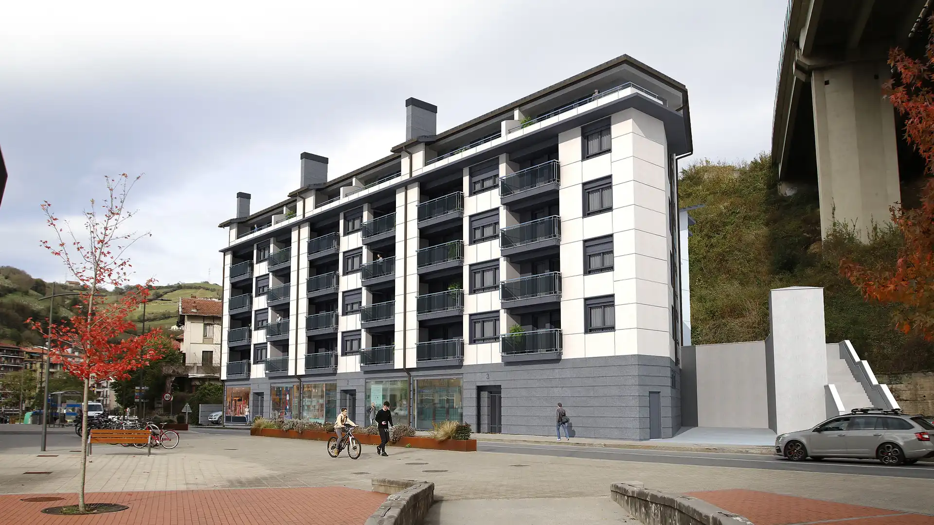 Vista exterior de Pis en venda en Tolosa amb Calefacció i Terrassa