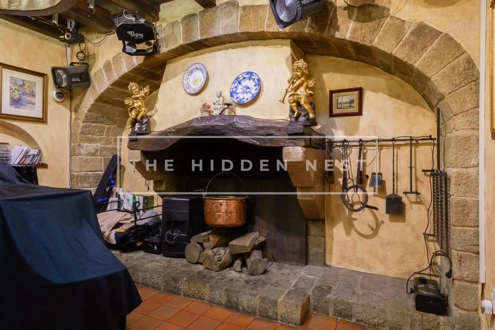 Cocina de Finca rústica en venta en Sentmenat con Calefacción, Jardín privado y Trastero