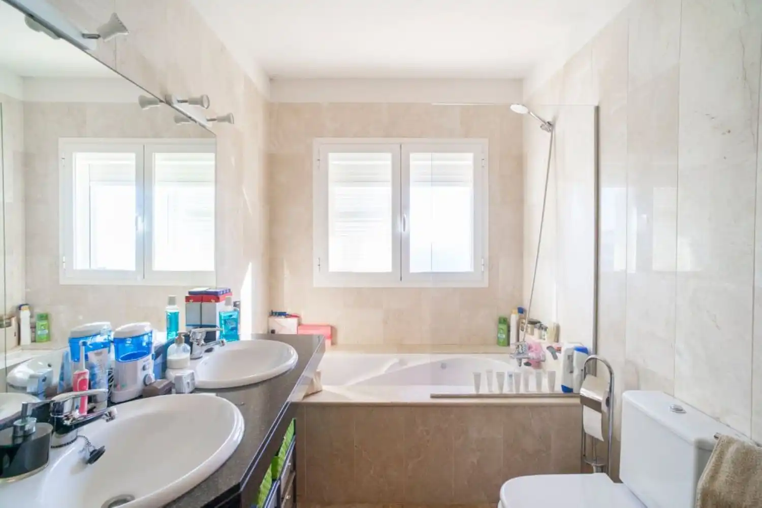 Bathroom of Houses for rent in Llucmajor  with Air Conditioner, Heating and Private garden