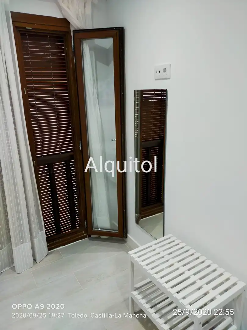Bedroom of Flat for rent in Toledo  with Air Conditioner, Heating and Terrace