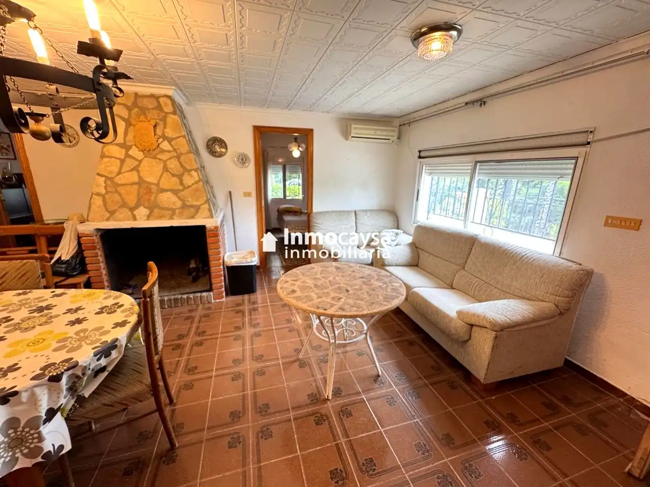 Sala de estar de Casa o chalet en venta en Xàtiva con Aire acondicionado, Jardín privado y Piscina