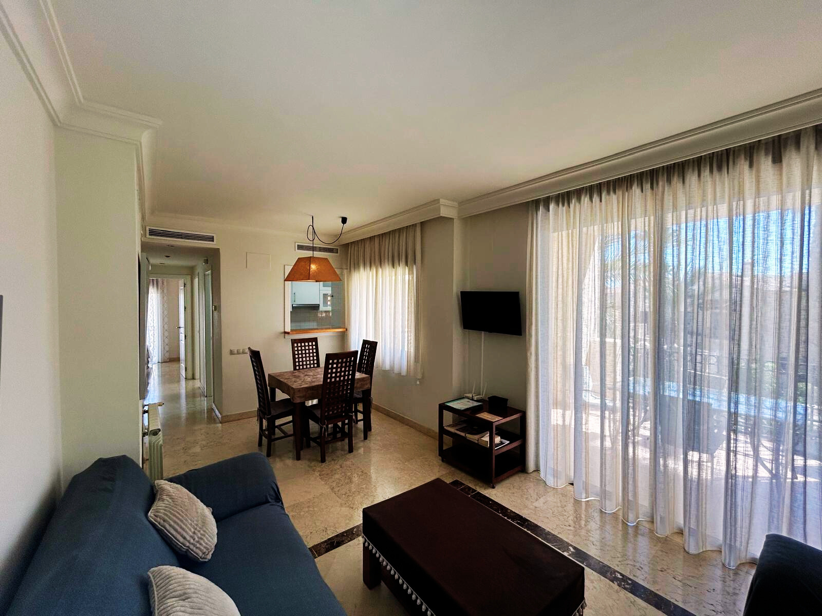 Wohnzimmer von Wohnungen zum verkauf in San Javier mit Privatgarten und Gemeinschaftspool