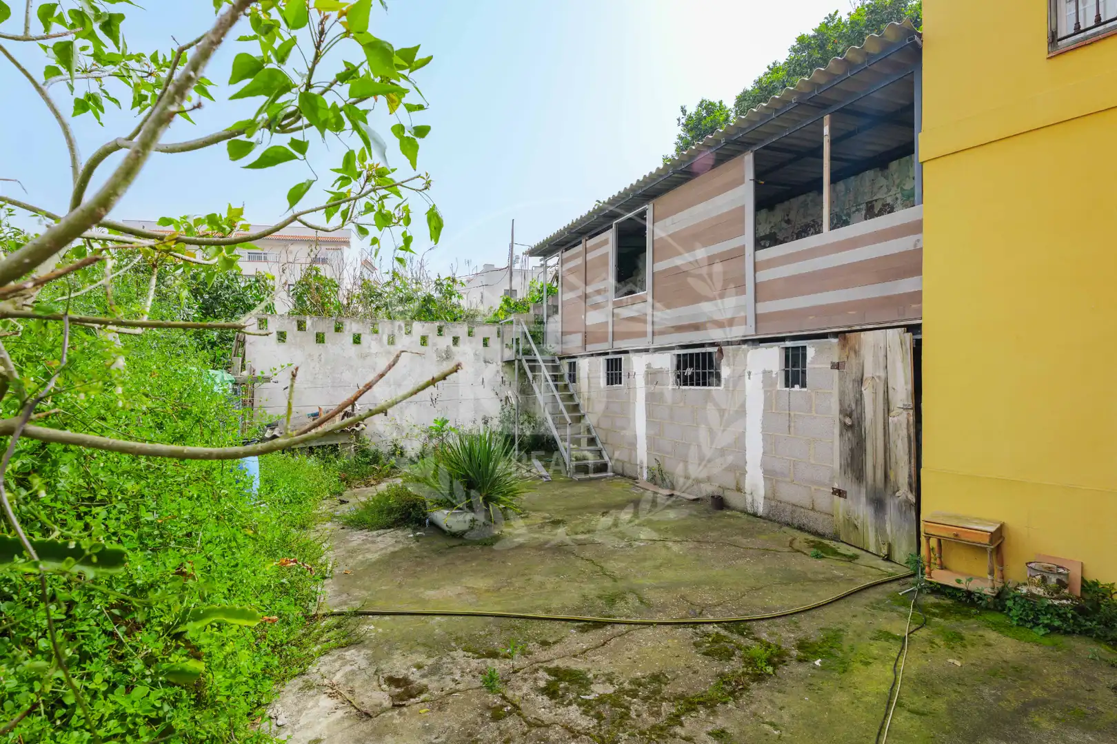 Vista exterior de Casa o chalet en venta en La Matanza de Acentejo con Jardín privado, Terraza y Piscina