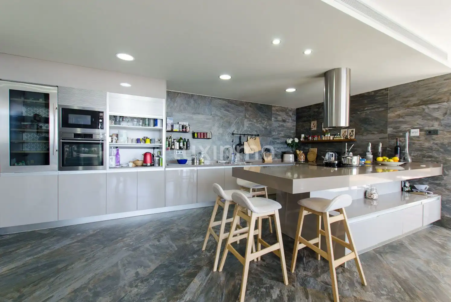 Küche von Haus oder Chalet zum Verkauf in Altea mit Klimaanlage, Heizung und Privatgarten