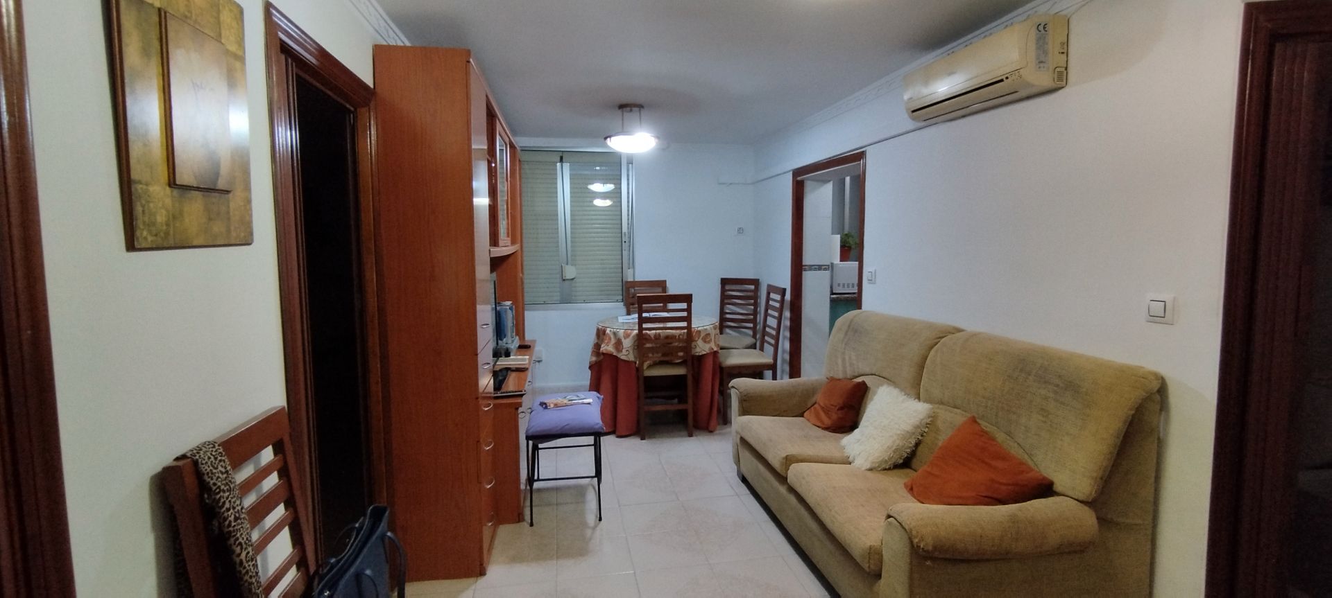 Sala d'estar de Pis en venda en  Sevilla Capital amb Aire condicionat, Moblat i Forn