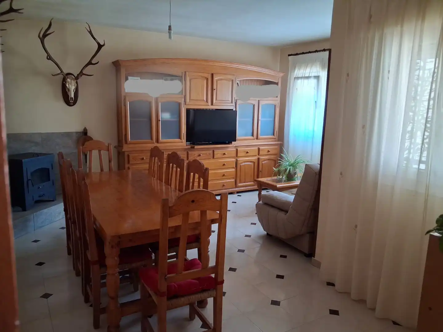 Sala d'estar de Casa o xalet en venda en Villamiel de Toledo amb Aire condicionat, Terrassa i Balcó