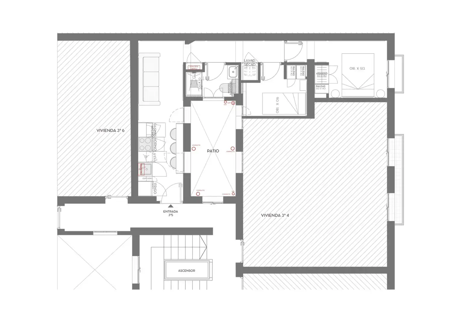 Apartament en venda en Madrid amb Aire condicionat, Calefacció i Terrassa