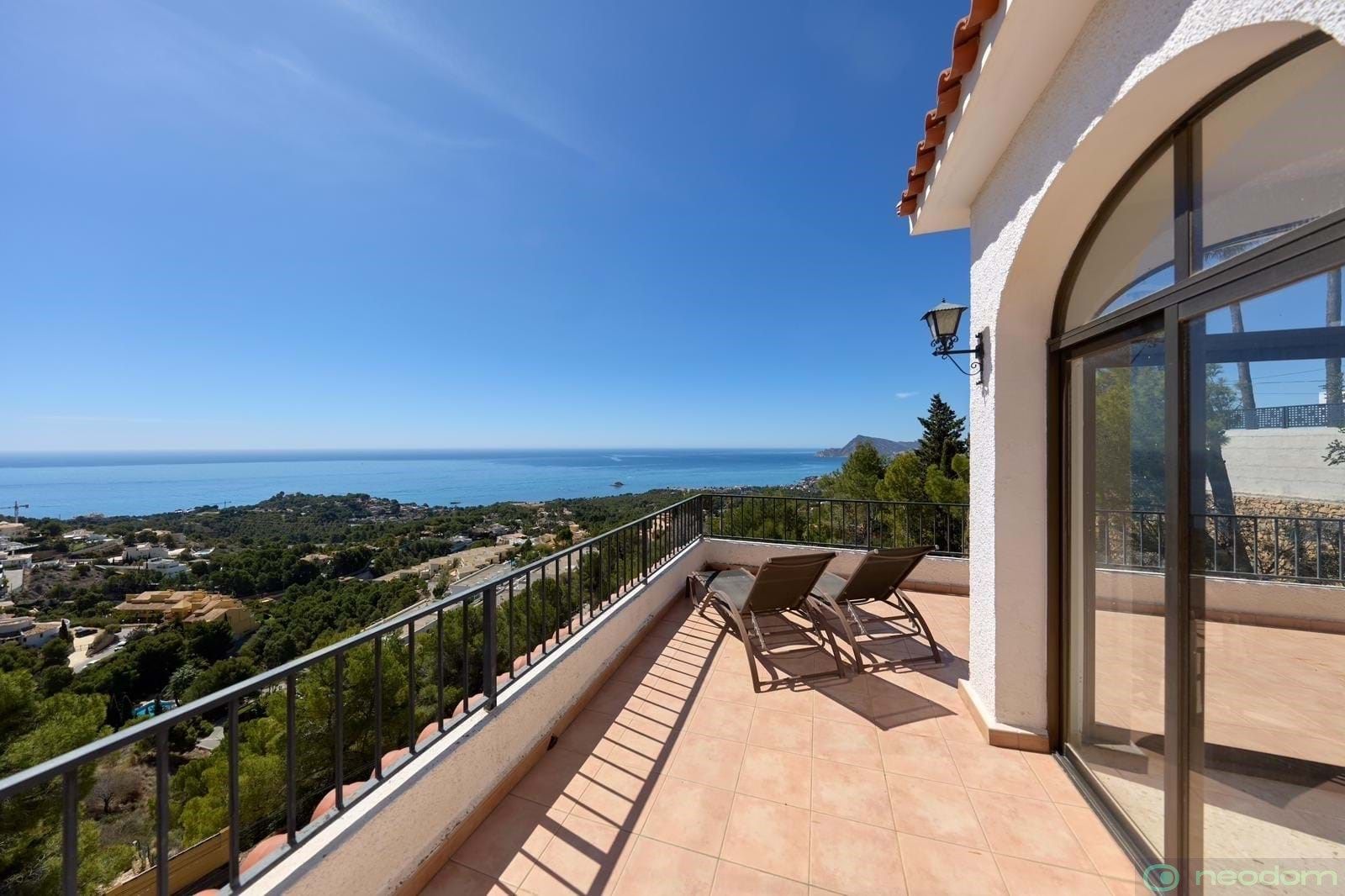 Terrace of House or chalet to rent in Altea  with Air Conditioner, Heating and Terrace