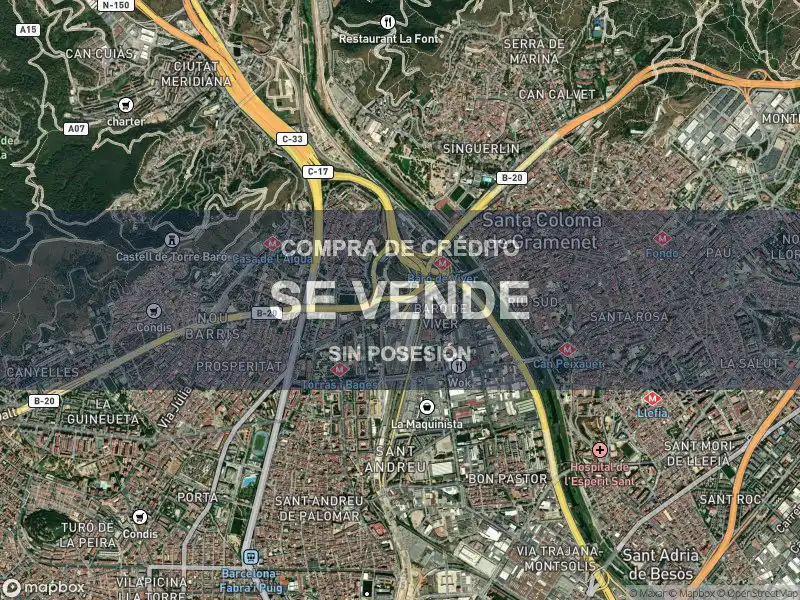 Vista exterior de Piso en venta en Barcelona