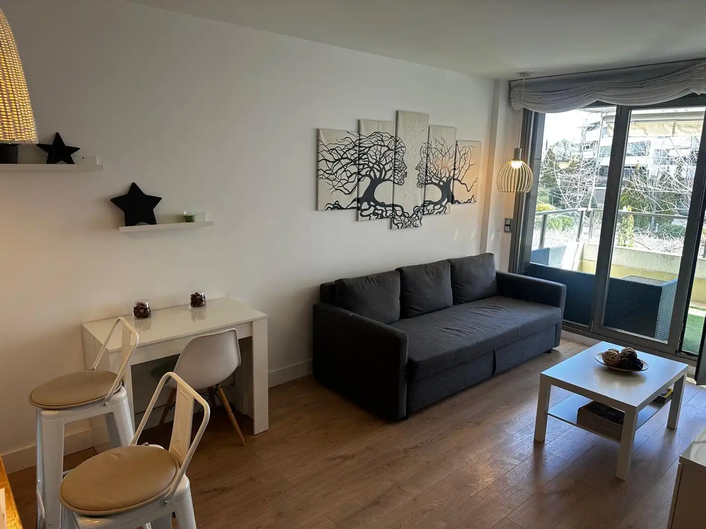 Sala de estar de Apartamento de alquiler en Las Rozas de Madrid con Aire acondicionado, Calefacción y Terraza