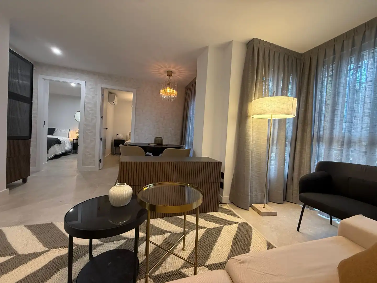 Sala de estar de Piso de alquiler en Linares con Aire acondicionado, Calefacción y Amueblado