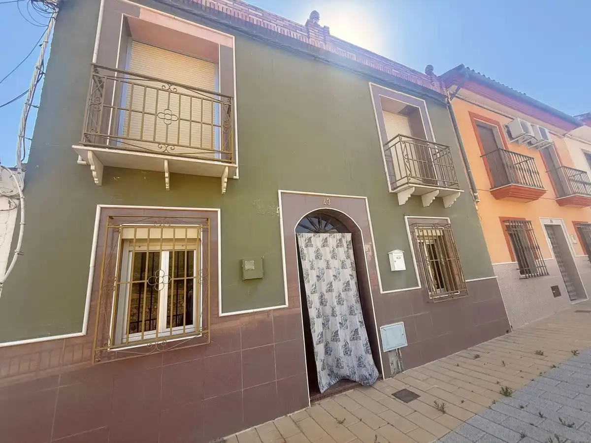 Vista exterior de Casa adosada en venta en Benamejí con Jardín privado, Terraza y Trastero