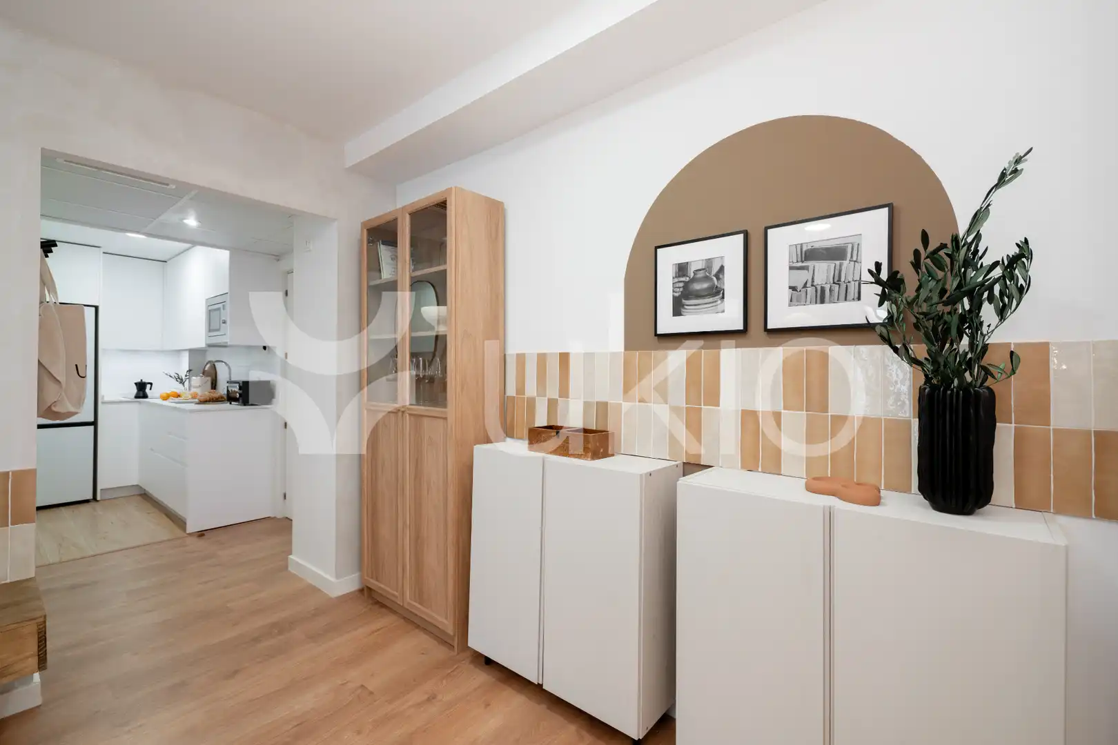 Kitchen of Apartments for rent in Madrid  with Air Conditioner, Heating and Terrace