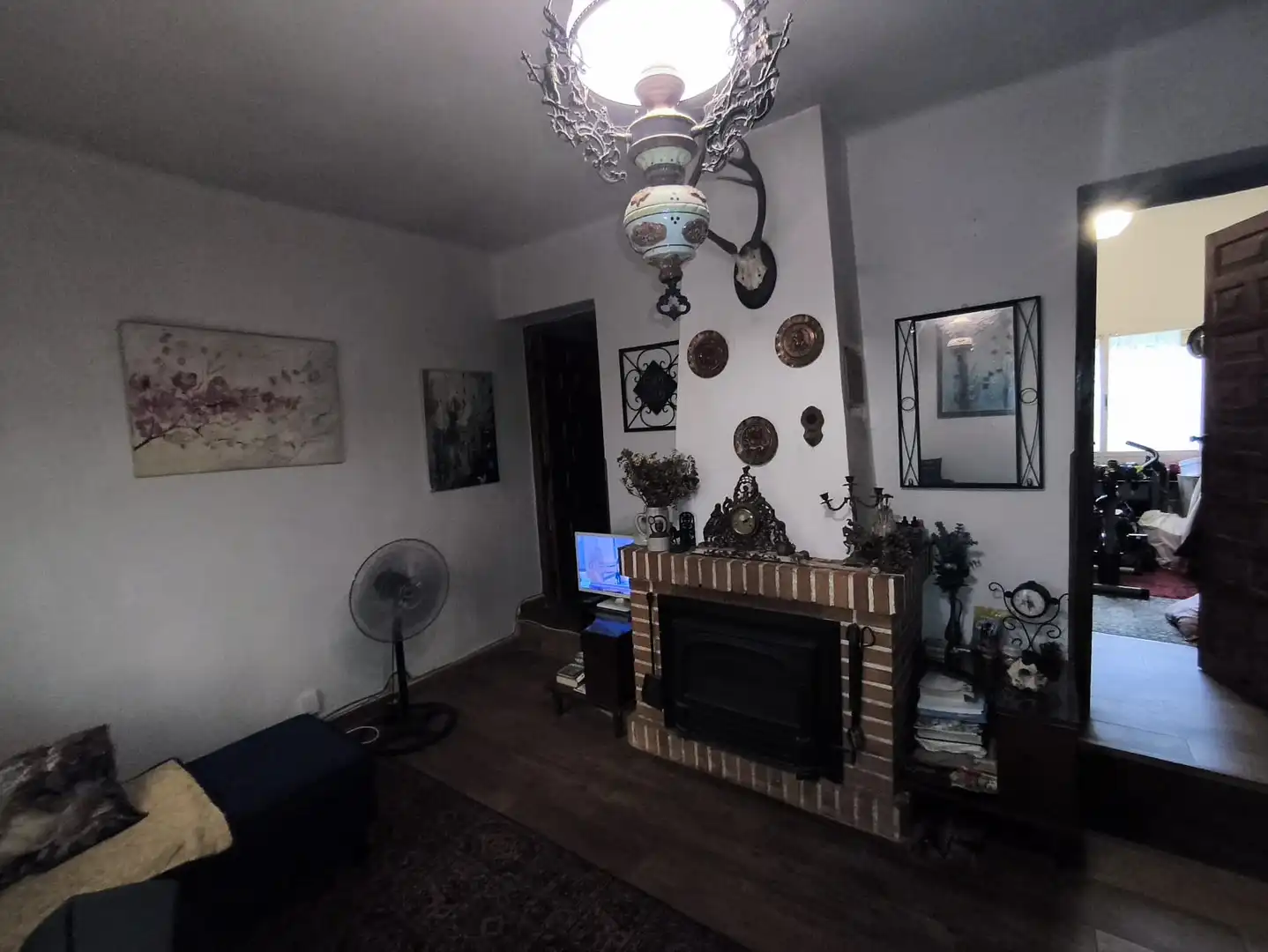 Sala de estar de Casa o chalet en venta en Santa María de la Alameda con Jardín privado, Terraza y Trastero